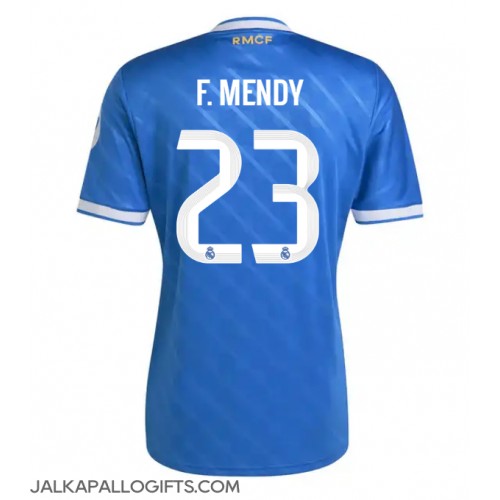Real Madrid Ferland Mendy #23 Kolmaspaita 2025-26 Lyhythihainen Real Madrid Ferland Mendy #23 Kolmaspaita 2025-26 Lyhythihainen